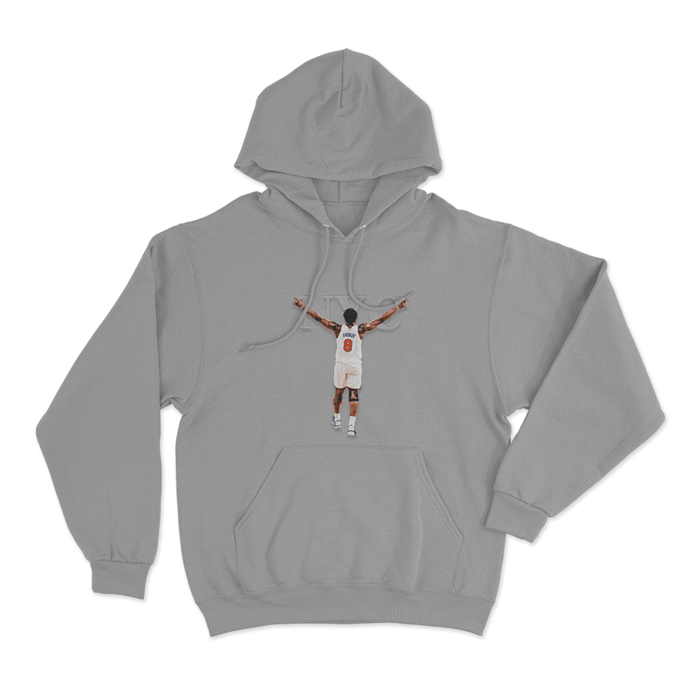 NYC Victory Pose OG Unisex Hoodie Grey NYC Victory Pose OG Unisex Hoodie Grey