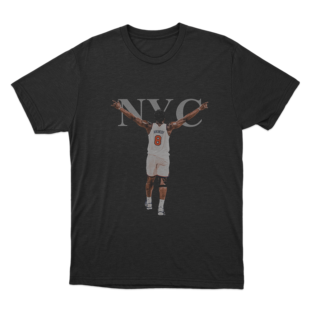 NYC Victory Pose OG Unisex T Shirt Black NYC Victory Pose OG Unisex T Shirt Black