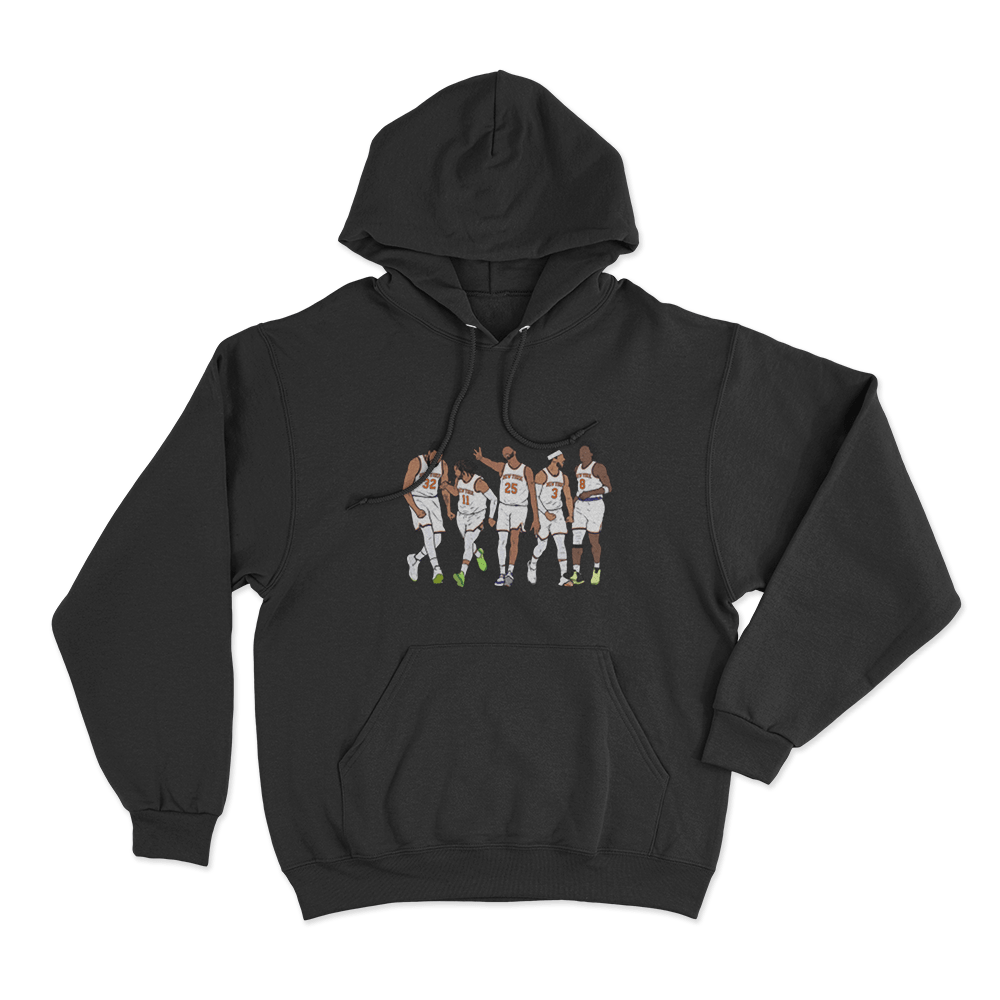 New York Starting Five Unisex Hoodie Black New York Starting Five Unisex Hoodie Black
