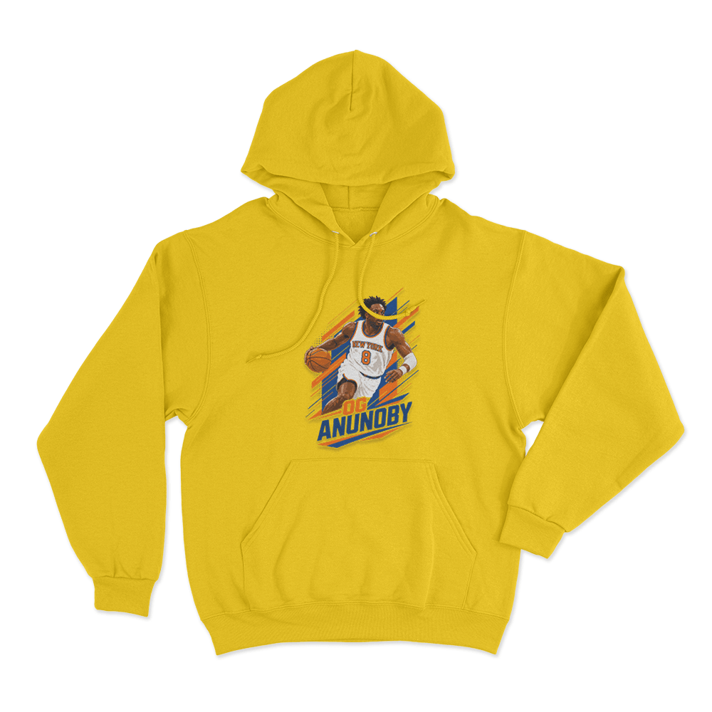 OG Anunoby Dynamic Drive Unisex Hoodie Yellow OG Anunoby Dynamic Drive Unisex Hoodie Yellow