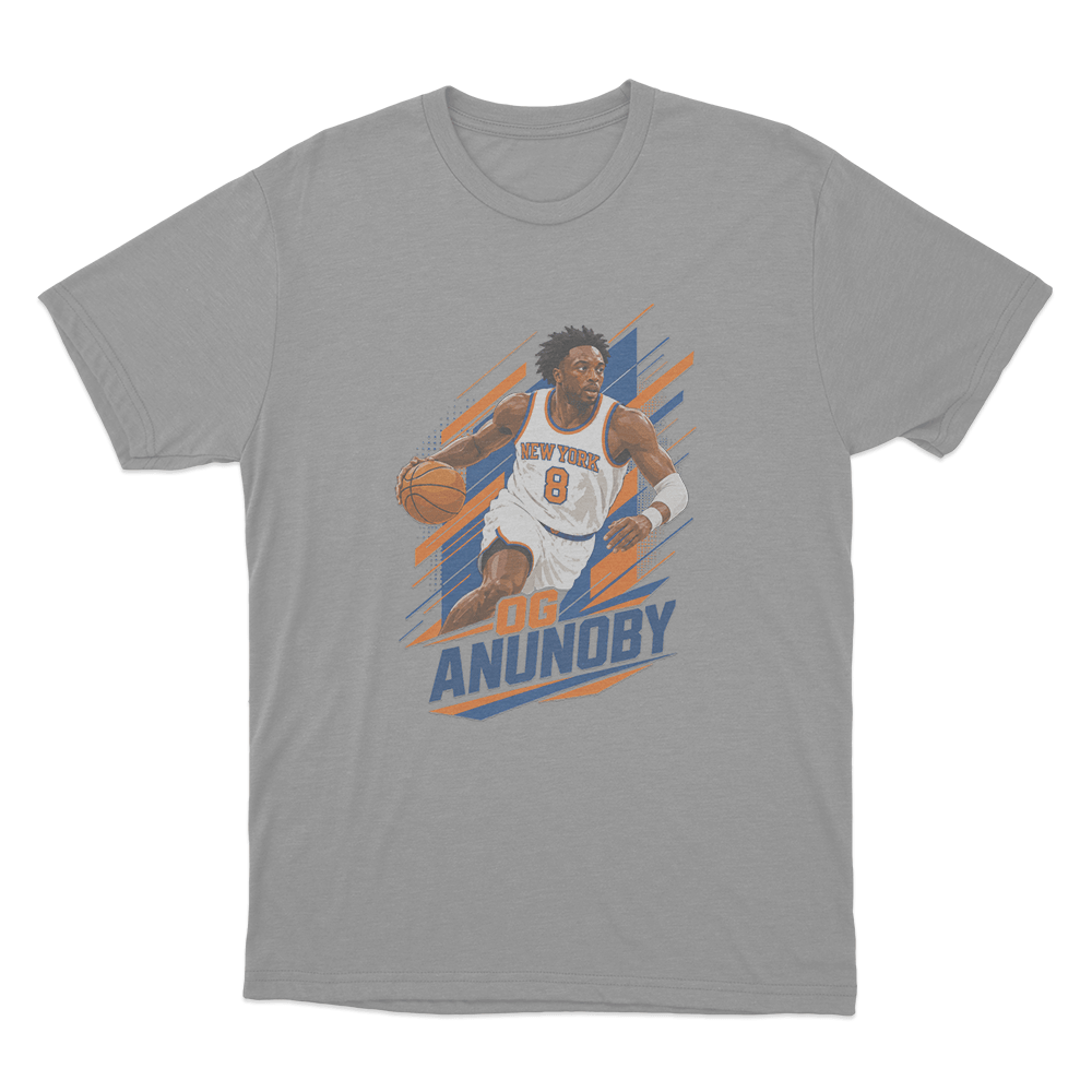 OG Anunoby Dynamic Drive Unisex T Shirt Grey OG Anunoby Dynamic Drive Unisex T Shirt Grey