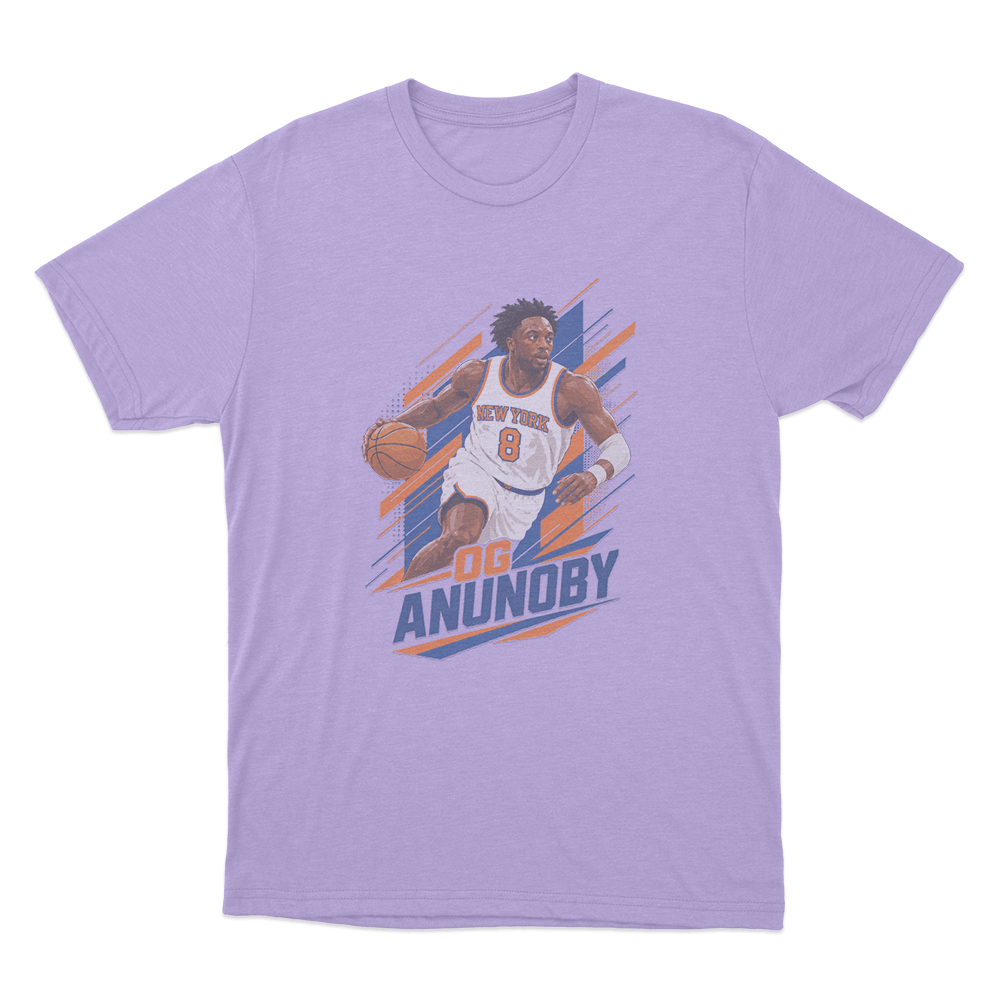 OG Anunoby Dynamic Drive Unisex T Shirt Purple OG Anunoby Dynamic Drive Unisex T Shirt Purple