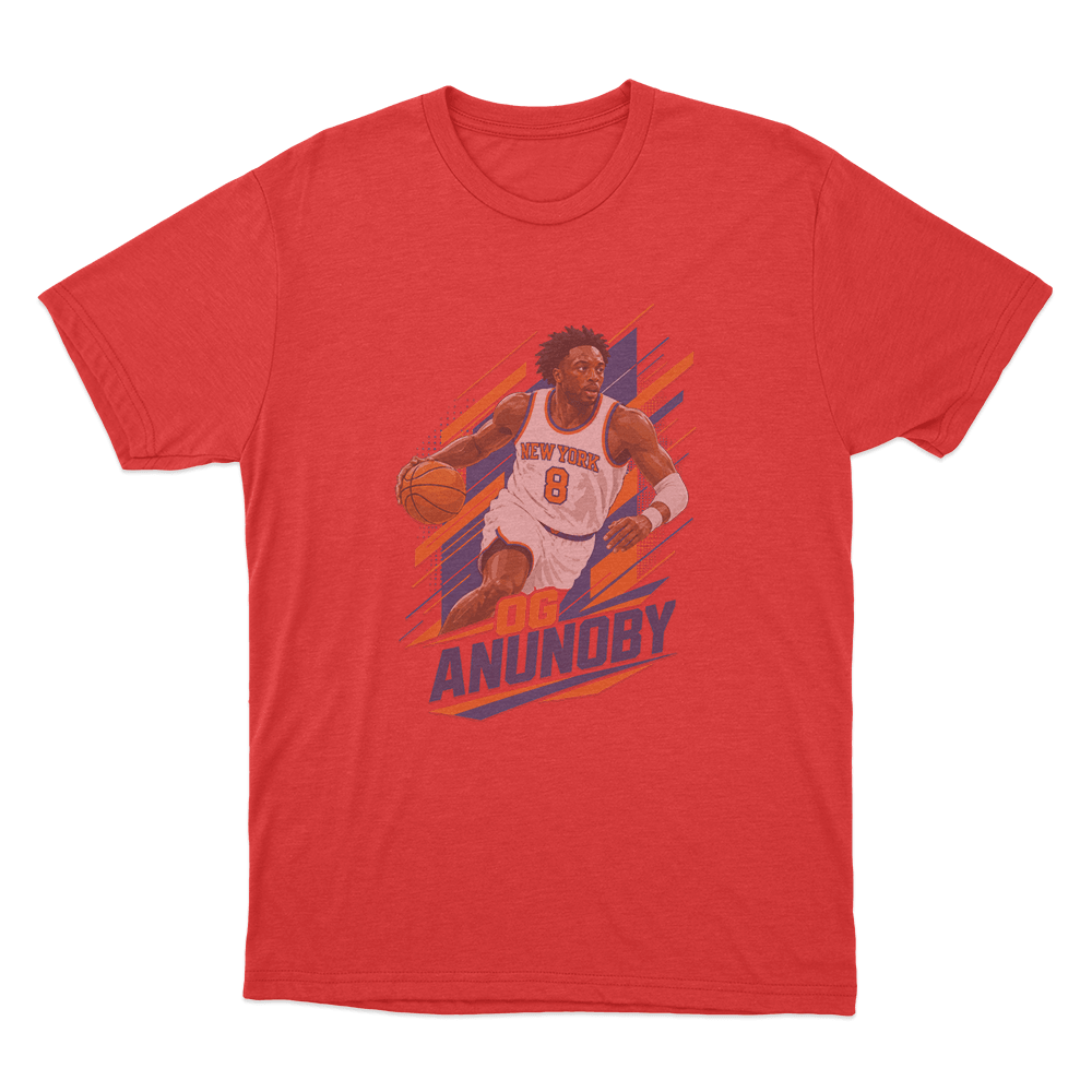 OG Anunoby Dynamic Drive Unisex T Shirt Red OG Anunoby Dynamic Drive Unisex T Shirt Red