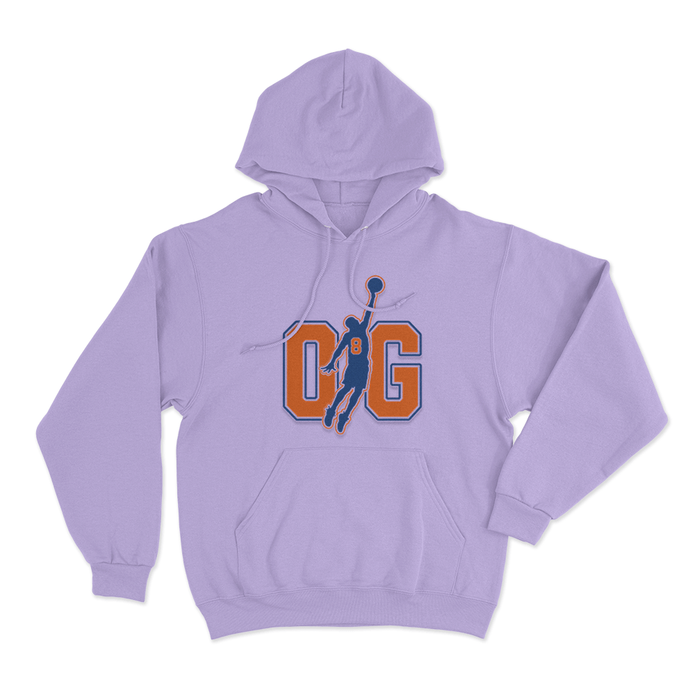 OG Number Eight Silhouette Unisex Hoodie Purple OG Number Eight Silhouette Unisex Hoodie Purple