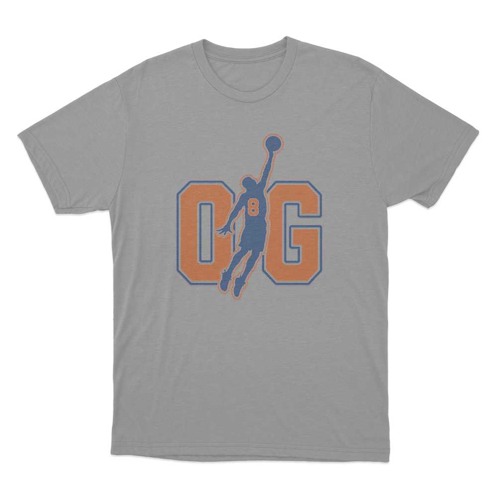 OG Number Eight Silhouette Unisex T Shirt Grey OG Number Eight Silhouette Unisex T Shirt Grey