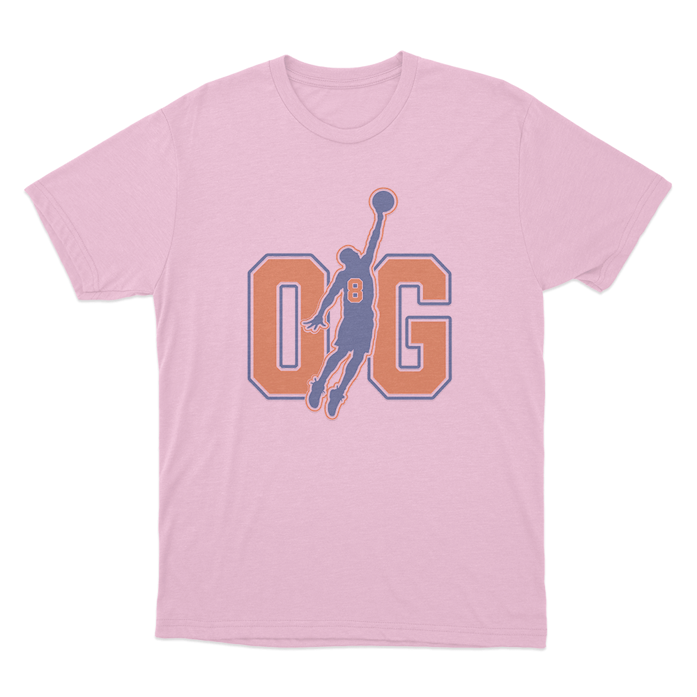 OG Number Eight Silhouette Unisex T Shirt Pink OG Number Eight Silhouette Unisex T Shirt Pink
