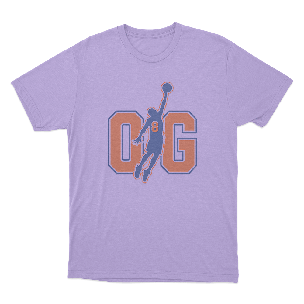 OG Number Eight Silhouette Unisex T Shirt Purple OG Number Eight Silhouette Unisex T Shirt Purple