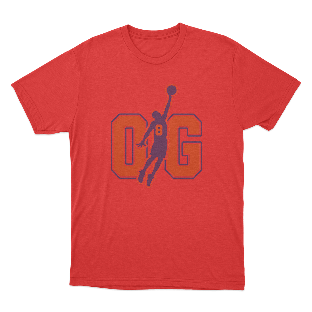 OG Number Eight Silhouette Unisex T Shirt Red OG Number Eight Silhouette Unisex T Shirt Red