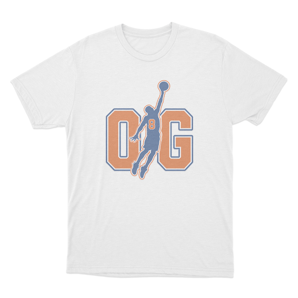 OG Number Eight Silhouette Unisex T Shirt White OG Number Eight Silhouette Unisex T Shirt White