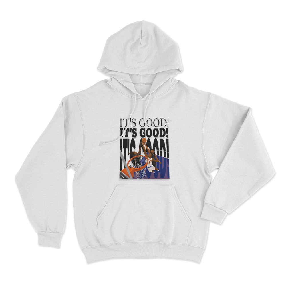 The Hand Of OG Anunoby Unisex Hoodie White The Hand Of OG Anunoby Unisex Hoodie White